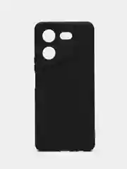 Черный силиконовый чехол для Tecno Pova 5 Pro 5G (Техно Пова 5 Про 5Г), прозрачный