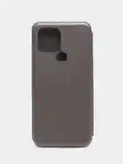 Серый чехол-книжка для Xiaomi A1+/A2+/Poco C51 золотая зеленая бордовая красная и другие