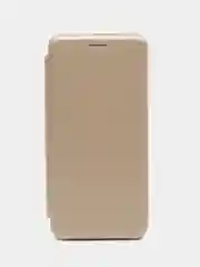 Золотой чехол-книжка для Realme C55 встроена магнитная застежка и удобный карман для карт и денег