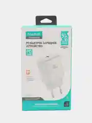 Белый зарядное устройство с быстрой зарядкой для iPhone iOS и Android 25W