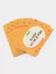 Желтый настольная карточная игра "Давай, отвечай"