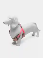 Розовый шлейка для собак