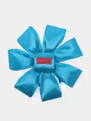 Лазурный бант на выписку из роддома, модель №1