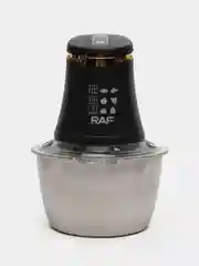 Черный кухонный блендер RAF 7034, чоппер, мельница, измельчитель, шинковка, мясорубка