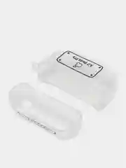 Белый силиконовый чехол для наушников AirPods Pro прозрачный