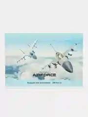 Голубой альбом для рисования А4 Schoolformat "Военная авиация", 24 листа
