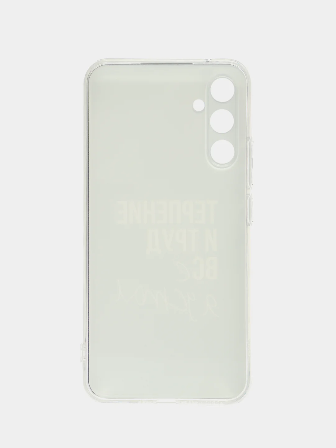 Тёмно-коричневый чехол на Samsung Galaxy A34 5G (Самсунг A34), прозрачный, с рисунком, защита камеры