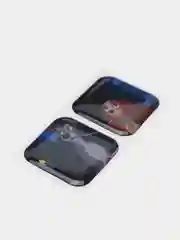 Багровый 3d стикеры на телефон, парные