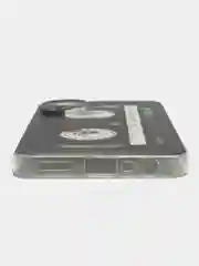 Хром силиконовый чехол на Oppo A78 4G (Оппо А78 4G), прозрачный, с рисунком, защита камеры