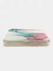 Ледяной чехол на Samsung Galaxy A24 (Галакси A24), прозрачный, с рисунком, защита камеры