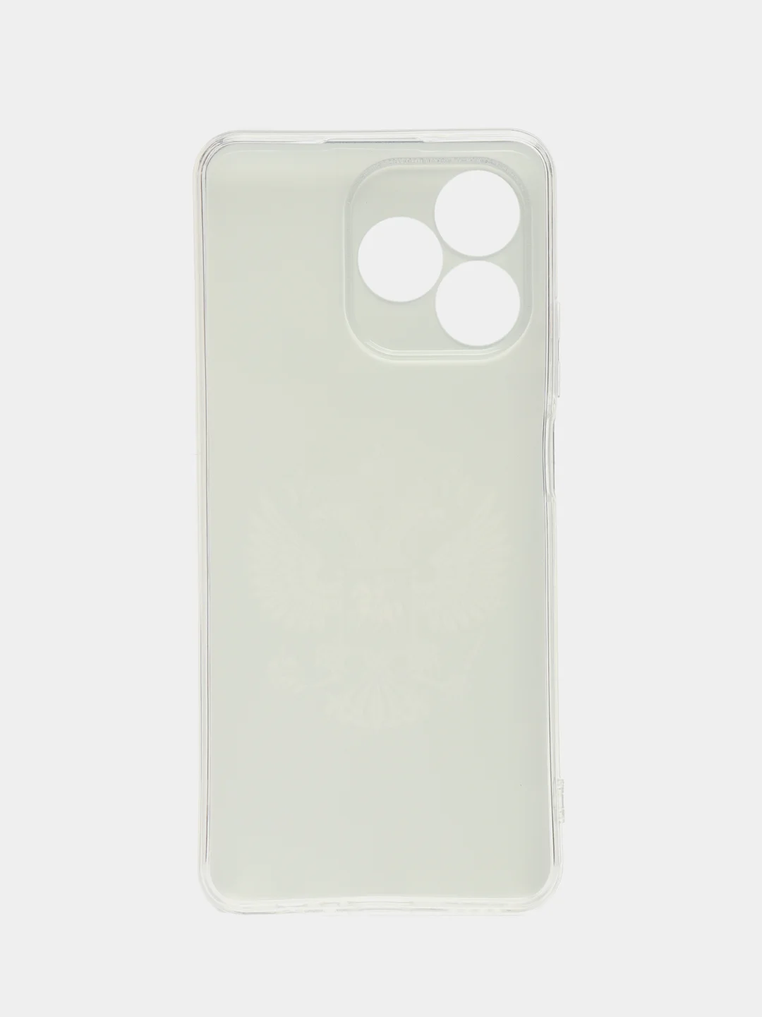 Приглушённый хаки силиконовый чехол на Realme C53/C51 (Реалми С53/С51), прозрачный, с рисунком, защита камеры