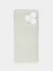 Приглушённый хаки силиконовый чехол на Realme C53/C51 (Реалми С53/С51), прозрачный, с рисунком, защита камеры