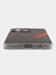 Красный силиконовый чехол на Realme C53/C51 (Реалми С53/С51), прозрачный, с рисунком, защита камеры