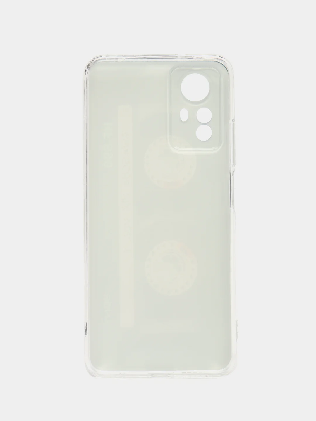 Хром чехол прозрачный на Xiaomi Redmi Note 12S (Сяоми Редми Нот 12S), с рисунком, защита камеры