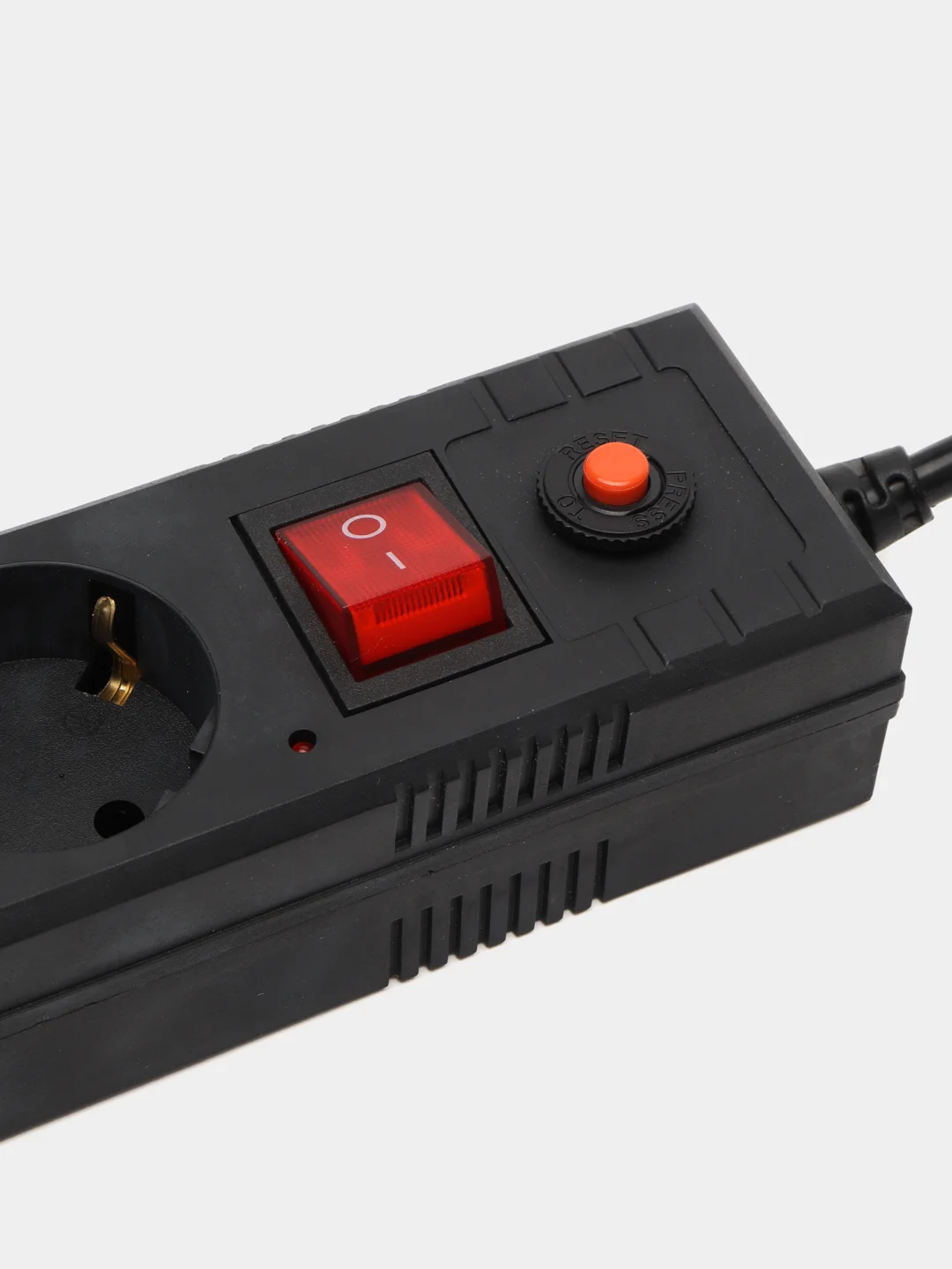 Черный сетевой фильтр-удлинитель с USB Buro, удлинитель юсб, 1,8 м / 3 м / 5 м