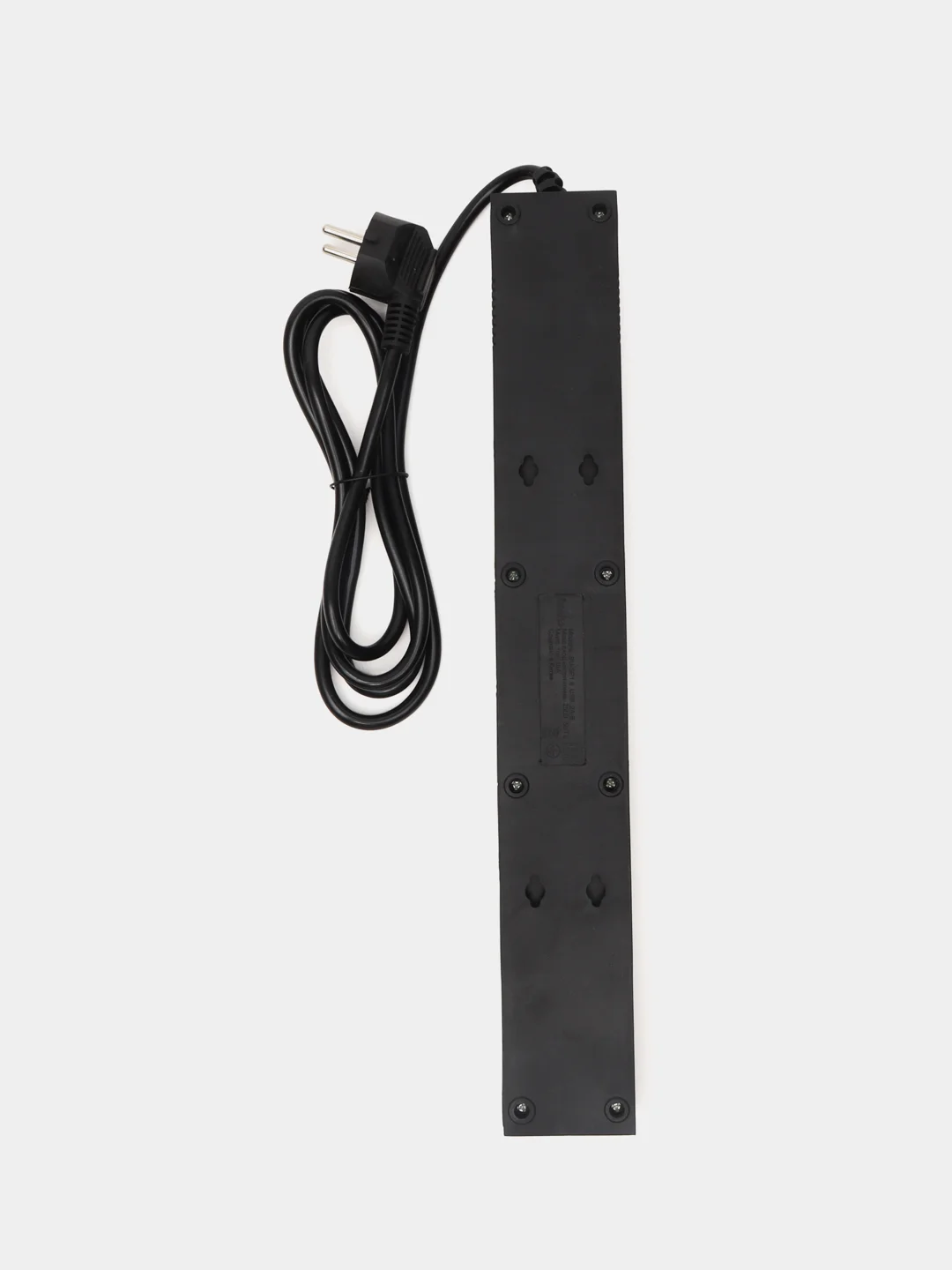 Черный сетевой фильтр-удлинитель с USB Buro, удлинитель юсб, 1,8 м / 3 м / 5 м