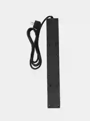 Черный сетевой фильтр-удлинитель с USB Buro, удлинитель юсб, 1,8 м / 3 м / 5 м