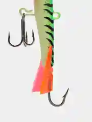 Лесной зеленый балансир в расцветках RAPALA Jigging Rap  для зимней рыбалки 9 г, 5 см