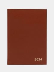 Ежедневник 2024 датированный, А5, 168 листов, бумвинил