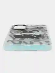 Синий накладка для Samsung A54, рисунок с переливом