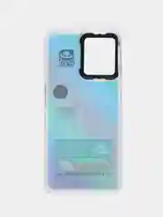 Белый накладка для Realme C35 Casetiffy, рисунок с переливом