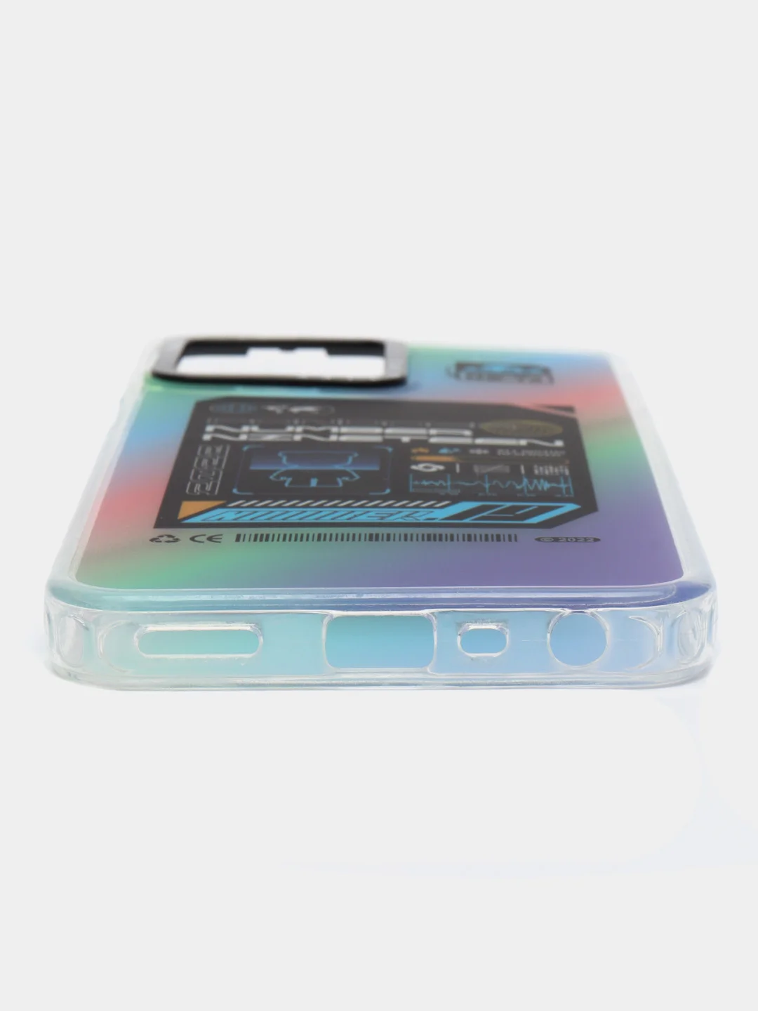Фиолетовый накладка для Realme C35 Casetiffy, рисунок с переливом