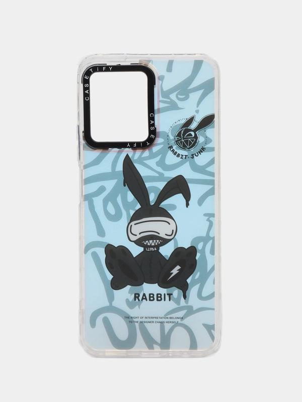 Накладка для Realme C33, рисунок с переливом, Rabbit