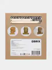 Картонный 3D пазл QBRIX "Виктой Цой"