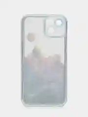 Синий чехол для iPhone 11, 12, 13, 14, 15, Pro, Max чехол на айфон силиконовый с принтом