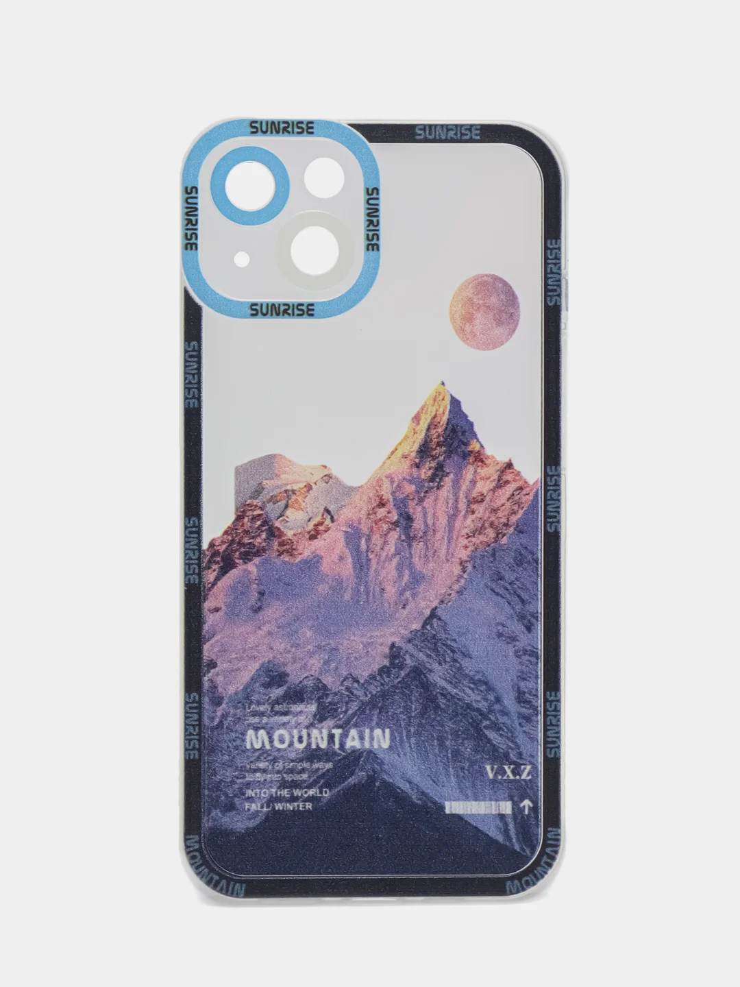 Синий чехол для iPhone 11, 12, 13, 14, 15, Pro, Max чехол на айфон силиконовый с принтом