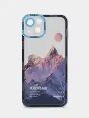 Синий чехол для iPhone 11, 12, 13, 14, 15, Pro, Max чехол на айфон силиконовый с принтом
