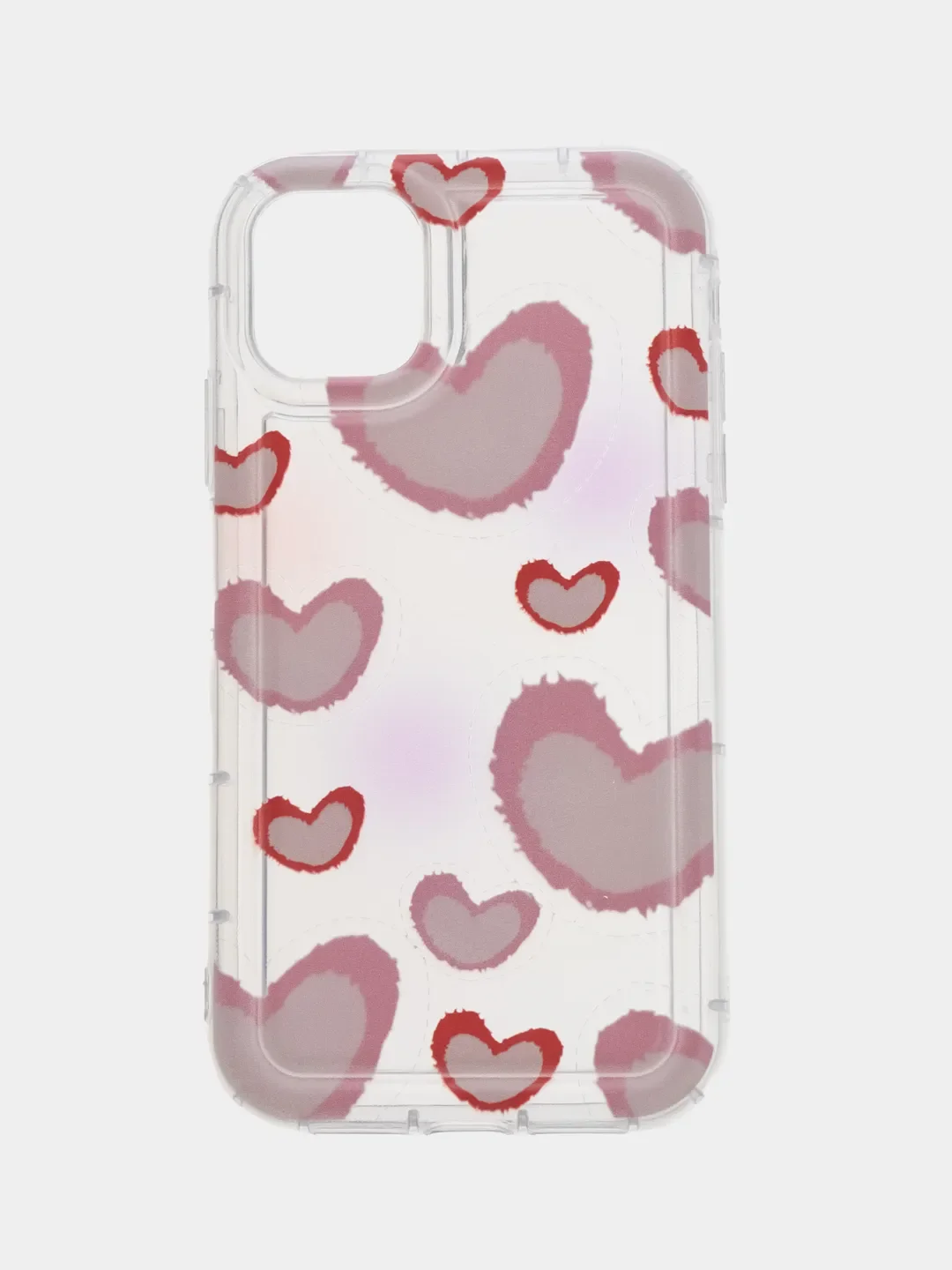 Коричневый чехол на iPhone 7/8 Plus/X/XS/XR/11/12/13/14 Pro Max/15 Pro (Айфон Про Макс), прозрачный