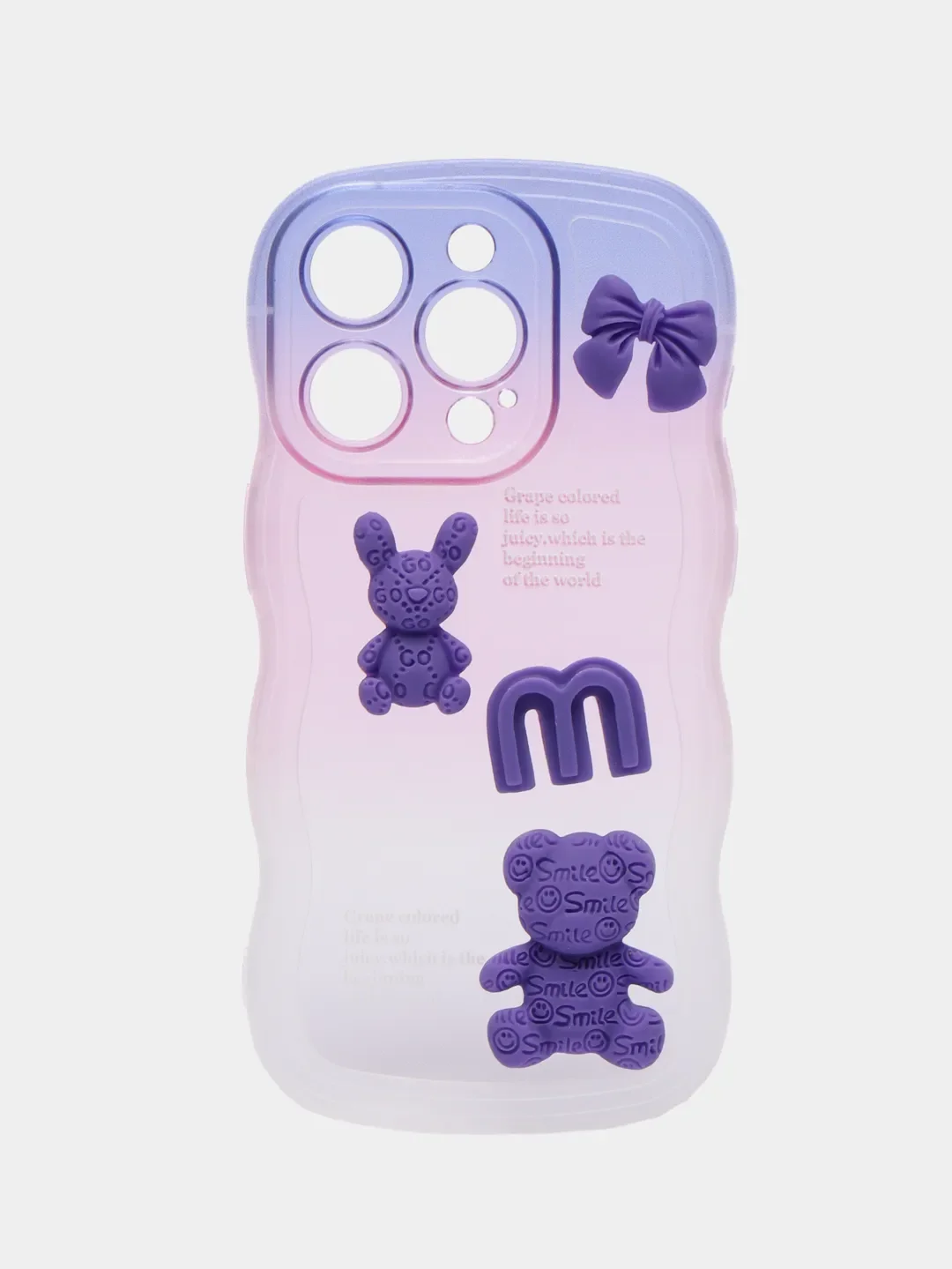 Коралловый меланж чехол на iPhone 7/8 Plus/X/XS/XR/11/12/13/14 Pro Max/15 Pro (Айфон Про Макс), прозрачный