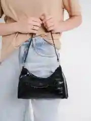 Сумка-багет на плечо, женская