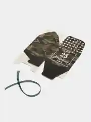 Золотистый хаки коробка подарочная новогодняя, складная, 12 х 12 х 12 см