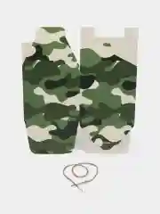 Зелёный хаки коробка подарочная новогодняя, складная, 12 х 12 х 12 см