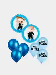Разноцветный набор из шаров "Boss baby" 7 штук