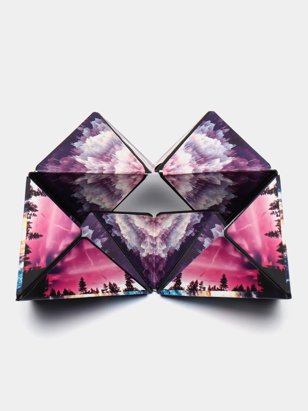 Фиолетовый магический магнитный куб Маgic Cube