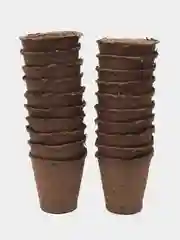 Торфяной горшок, 250 мл, 8 х 8 см, 10-20 штук