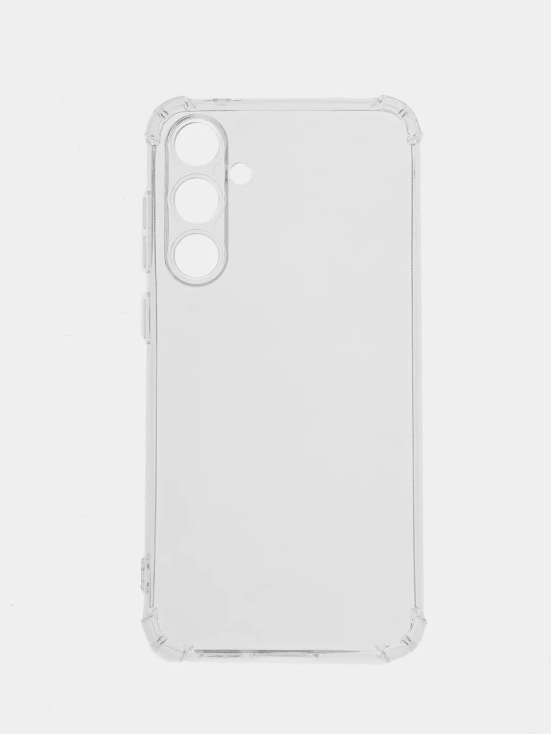 Прозрачный чехол Samsung Galaxy S23 FE (Галакси С23 ФЕ), прозрачный, силиконовый, противоударный