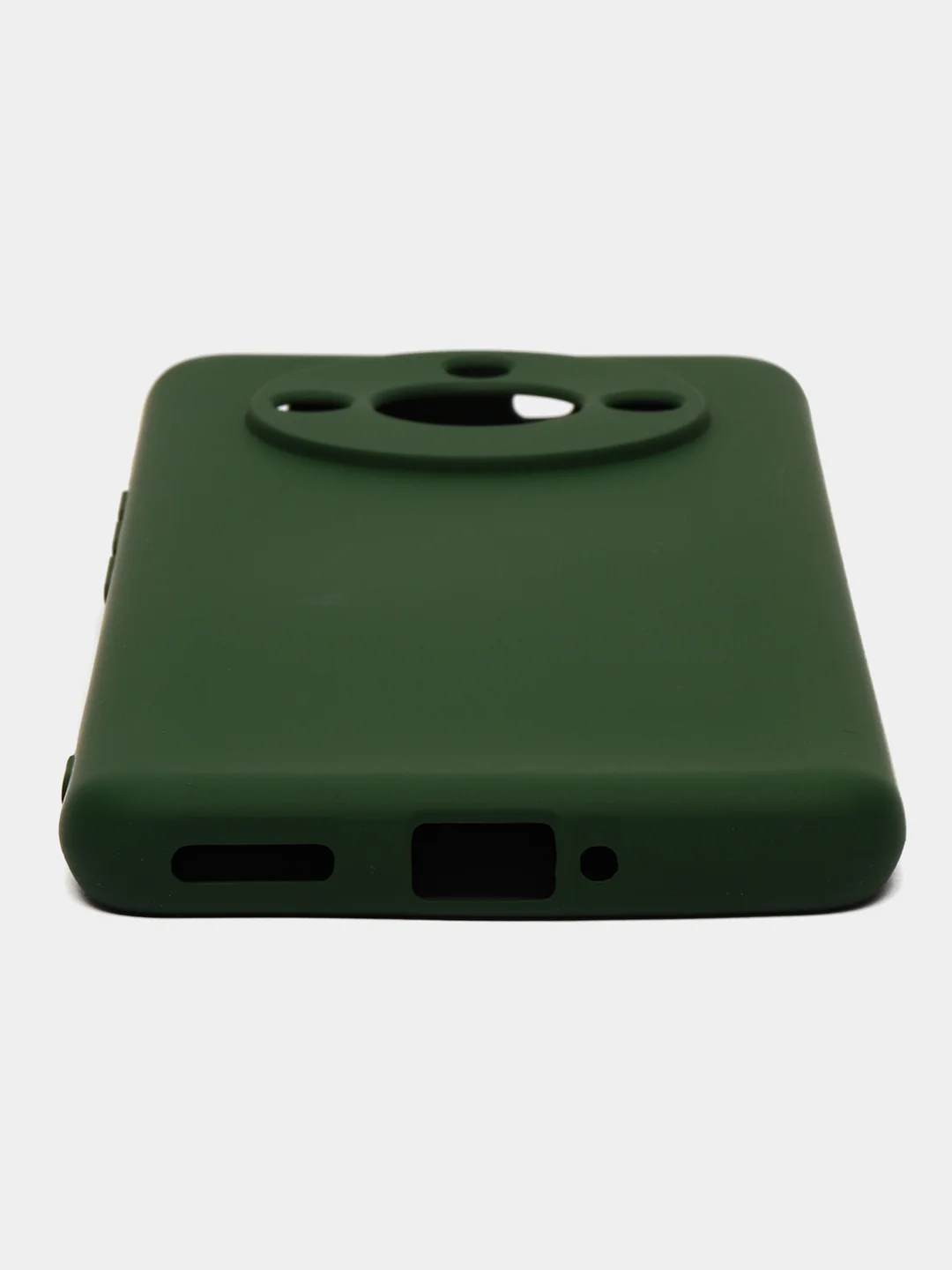 Зеленый чехол Silicone Cover для Realme 11 Pro 5G, 11 Pro Plus (Реалме 11 Про Плюс), силиконовый