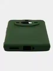 Зеленый чехол Silicone Cover для Realme 11 Pro 5G, 11 Pro Plus (Реалме 11 Про Плюс), силиконовый
