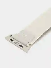 Светло-бежевый ремешок для смарт-часов Apple Watch Alpine Loop "Альпийская петля", нейлоновый, 42-49 мм