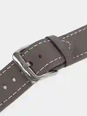 Тёмно-серый кожаный ремешок для Huawei Watch Fit 2