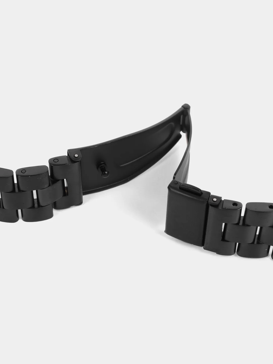 Черный металлический ремешок для Xiaomi Mi Band 7 Pro