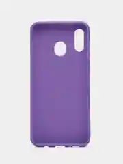 Аметистовый силиконовый чехол для Samsung Galaxy A20 / A30 (Самсунг Галакси А20 / А30), прозрачный