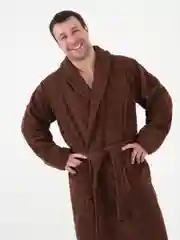 Халат махровый, мужской, банный, хлопок