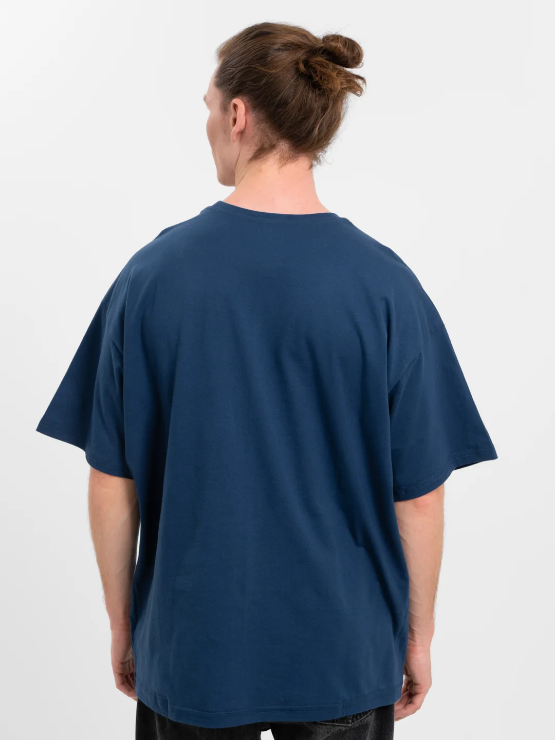 Индиго футболка Oversize
