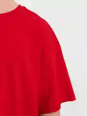 Красный футболка Oversize