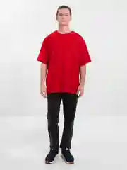 Красный футболка Oversize